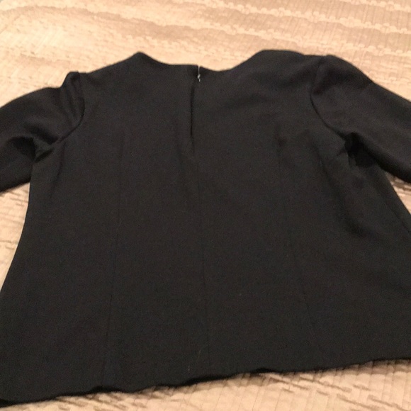 Pendleton top, black with pearls/sequins, L - Picture 6 of 8